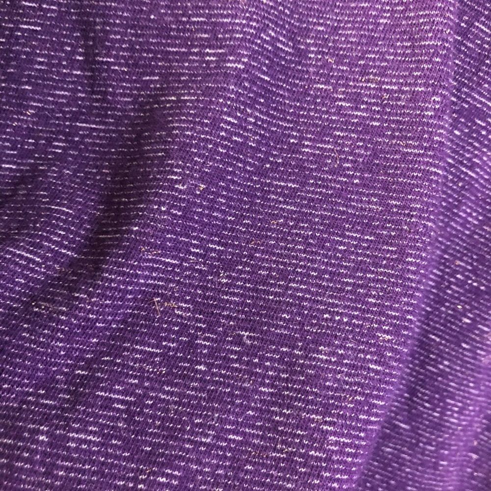 Croft & Barrow Long Sleeve Turtleneck Shirt in Plum Purple with Metallic… - Picture 5 of 9